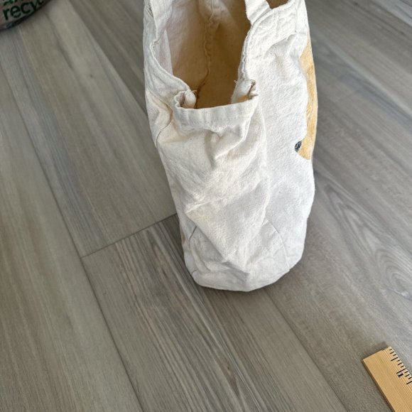 Vintage Winnie The Pooh Tote Canvas Bag Made‎ In India 13x13 Bag 1 - Picture 10 of 12